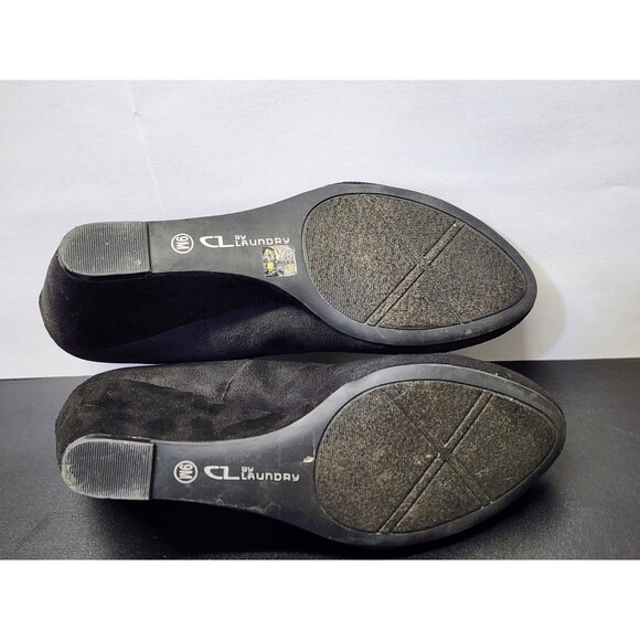 CL BY laundry Women’s Wedge Pump Size 9m Black. Casual. - Picture 7 of 8